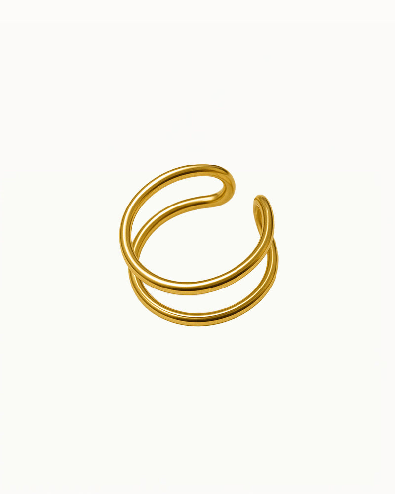 Dubbele Ring met Opening - Ame - R03