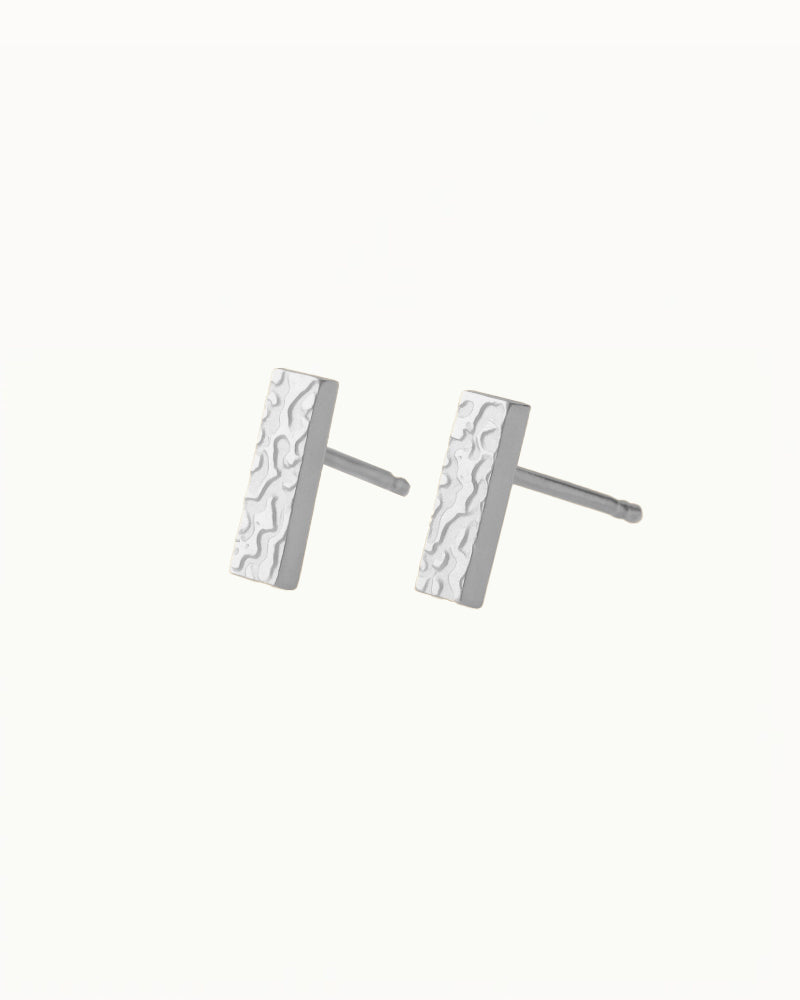 Mini Bar Studs with Design Earrings - Ara