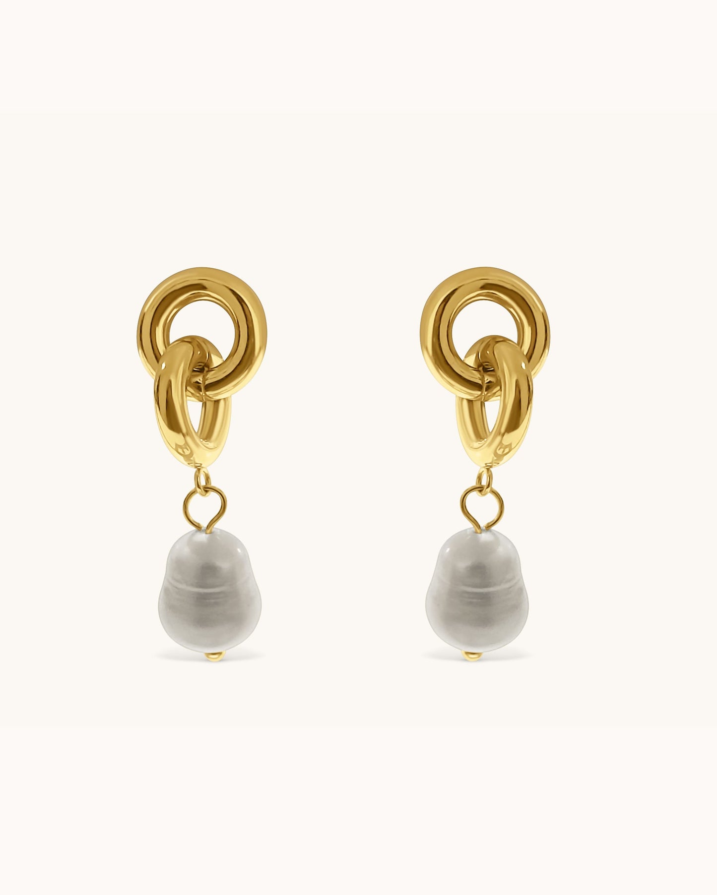 Statement Earrings With Pearls - Beatrix