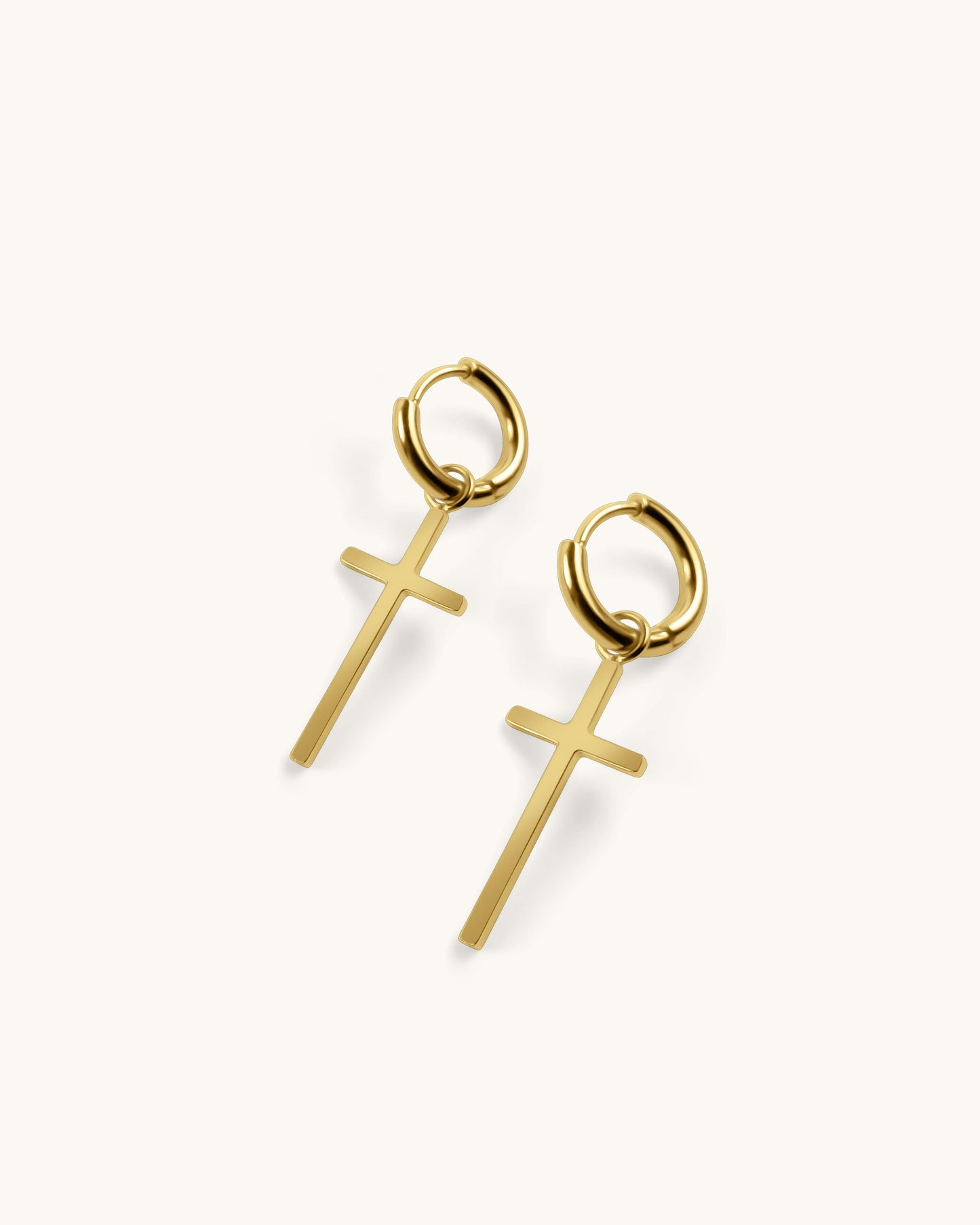 Classic Cross Earrings - Joan