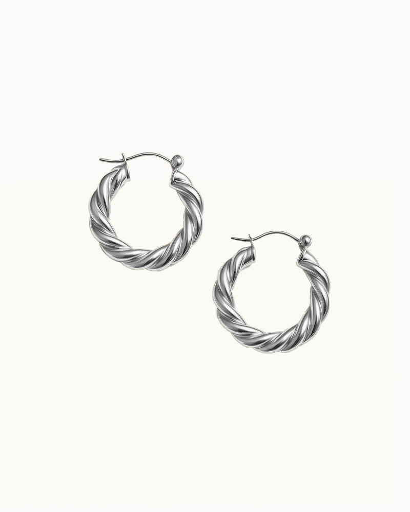 Bold Braided Earrings - Sasha