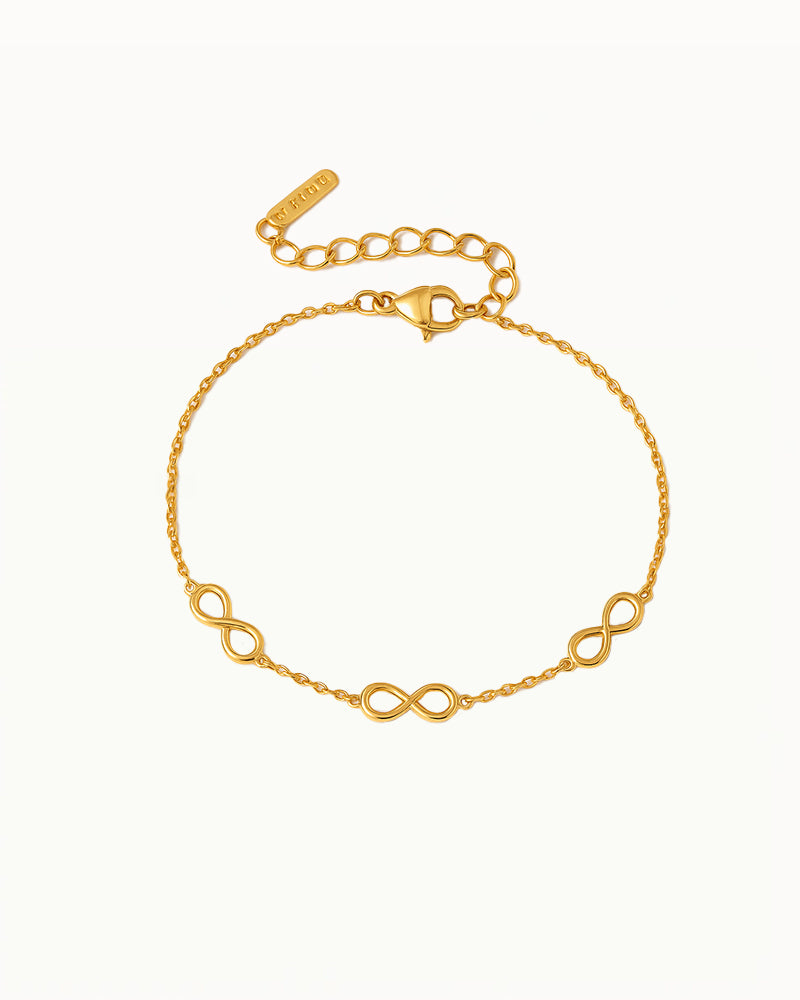 Gold Infinity Bracelet - Brittany