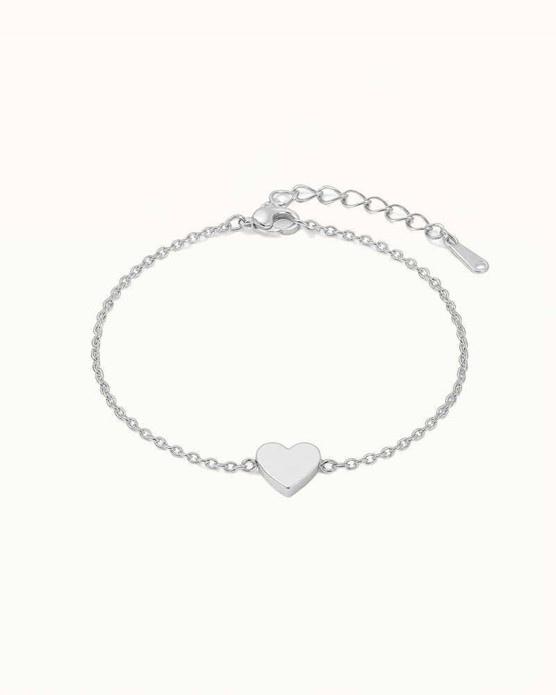 Bracelet avec Pendentif en Forme de Cœur - Meysa