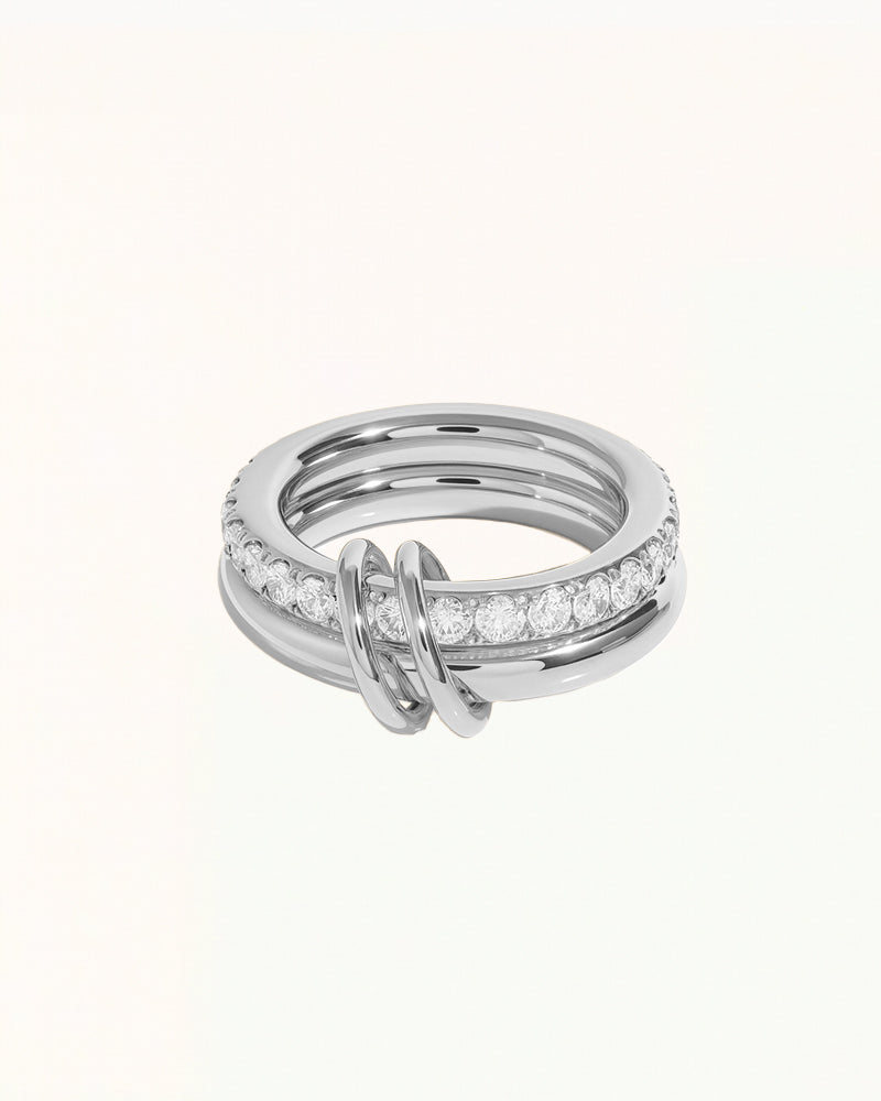 Stack Ring met Kristallen - Laylin - R80
