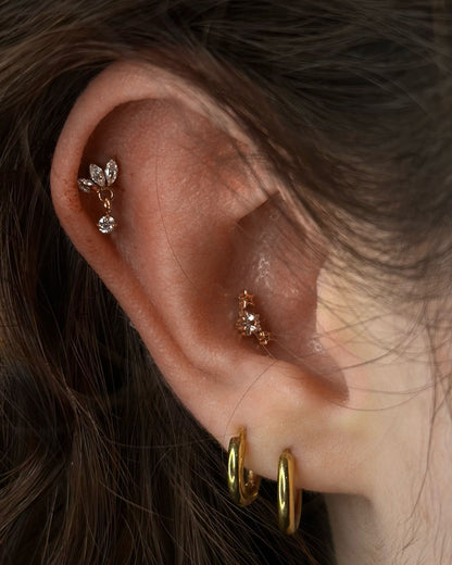Titanium Sterren Hemel Piercing - Mio