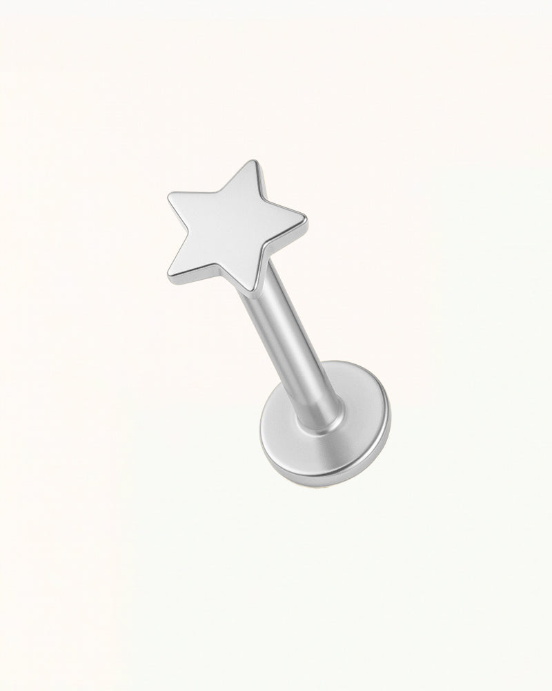 Titanium Stervormige Piercing - Alaina