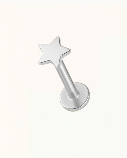 Titanium Stervormige Piercing - Alaina
