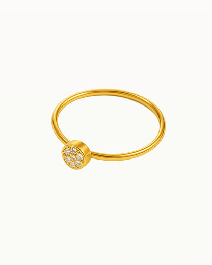 Crystal Stone Ring - Chiara - R32