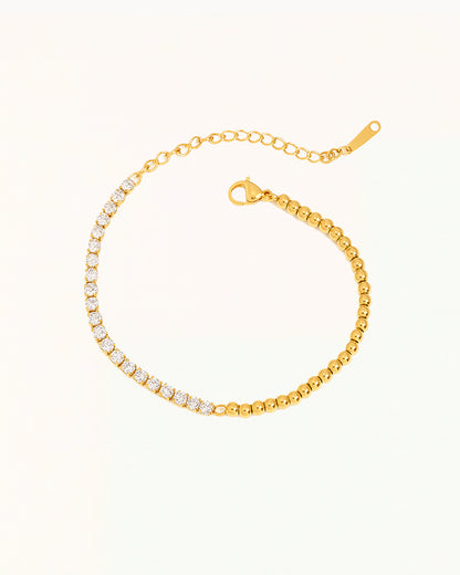 Armband met Kralen en Kristallen - Jianna