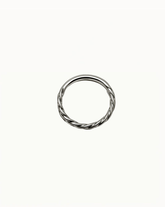Titan Twisted Ring Piercing - Hailie