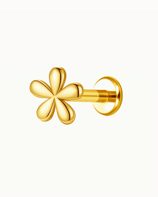 Titanium Minimalist Flower Piercing - Renate