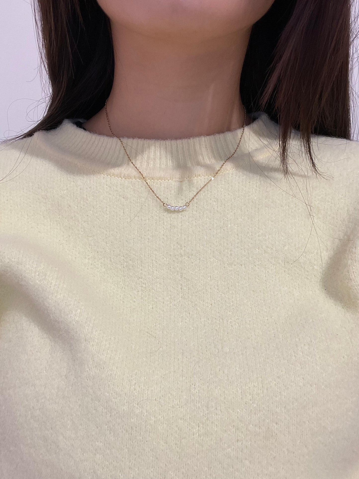 Classic Pearl Necklace Small - Denise